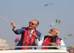 PM-साबरमती से आईकेएफ-2026 का आग़ाज़, मोदी-मर्ज ने उड़ाई पतंग