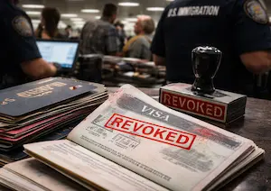 USA- ट्रंप सरकार का सख्त कदम, एक साल में 1 लाख से ज्यादा विदेशी वीजा रद्द