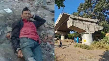 MP : गूगल मैप ने किया धोखा, निर्माणाधीन पुल से बाइक सवार 40 फीट गिरे