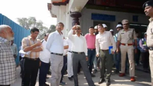महाप्रबंधक ने हैदराबाद रेलवे स्टेशन के पुनर्विकास कार्यों का किया निरीक्षण