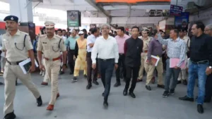 महाप्रबंधक ने कचीगुड़ा रेलवे स्टेशन का निरीक्षण किया