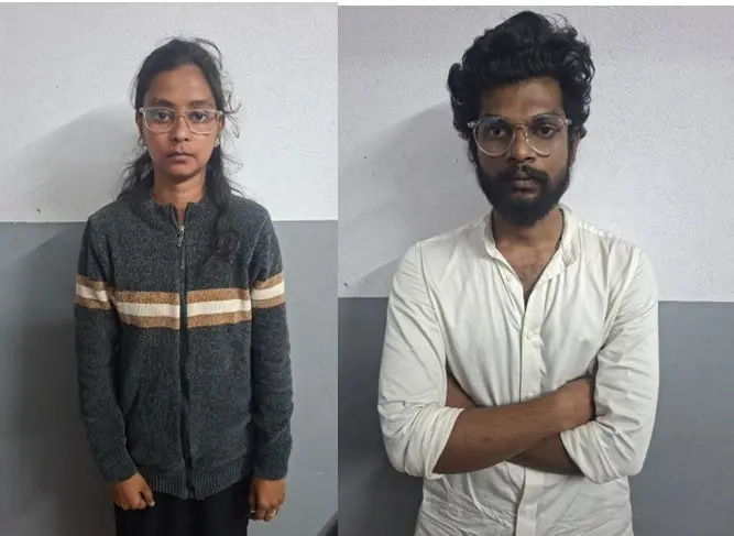 Arrest : चेन छीनने के आरोप में महिला समेत दो गिरफ्तार