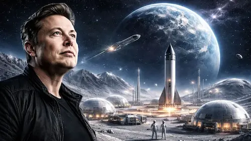 Musk: मस्क का मास्टरप्लान: मंगल से पहले चांद पर बसेगी इंसानी बस्ती