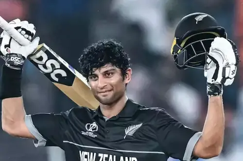 Sports- सेंटनर की कप्तानी से टीम को मिला आत्मविश्वास- रचिन रविंद्र