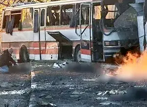 Russia- यूक्रेन में रूस का ड्रोन हमला, बस निशाने पर, 15 लोगों की मौत