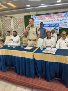 डीसीपी का केंद्रीय पीस कमेटी के साथ बैठक में, धार्मिक सद्भाव पर ज़ोर