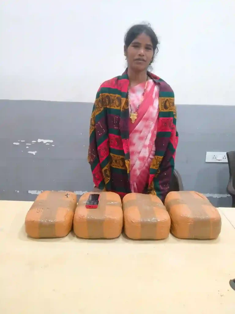 Marijuana : भारी मात्रा में गांजा के साथ महिला गिरफ्तार