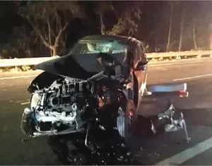 Bihar- भीषण सड़क हादसे में जेडीयू नेता की मौत, तीन लोग घायल