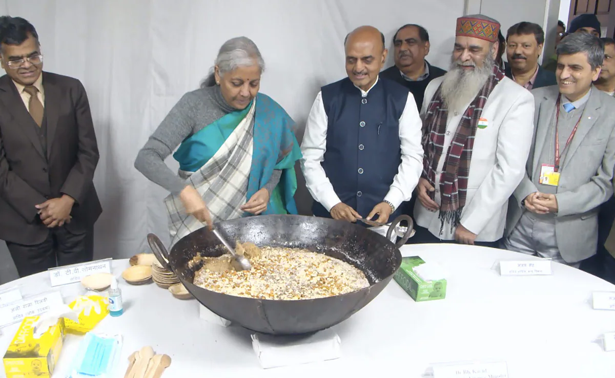 Budget halwa ceremony