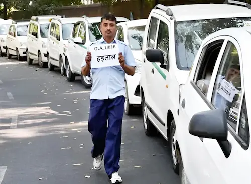 National- ऐप-ड्राइवरों की हड़ताल, महानगरों में यातायात प्रभावित