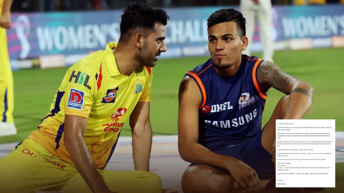 Rahul chahar divorce