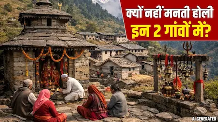 Holi 2026: आखिर क्यों उत्तराखंड के इन 2 गांवों में रंगों से रहती है दूरी?