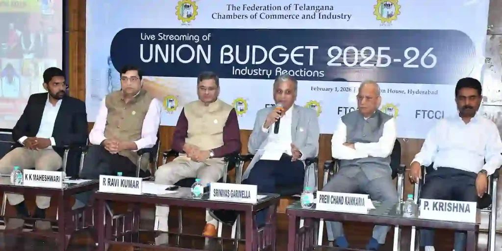 Hyderabad : एफटीसीसीआई ने केंद्रीय बजट को प्रगतिशील व स्थिरता-केंद्रित बताया