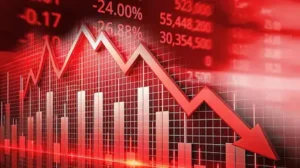 सेंसेक्स 450 अंक टूटा, निफ्टी भी फिसला