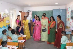 एससीआर महिला कल्याण संगठन की अध्यक्ष ने निरीक्षण किया