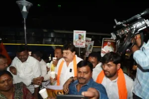 भाजपा ने निर्मम हत्या के विरोध में कैंडल मार्च निकाला