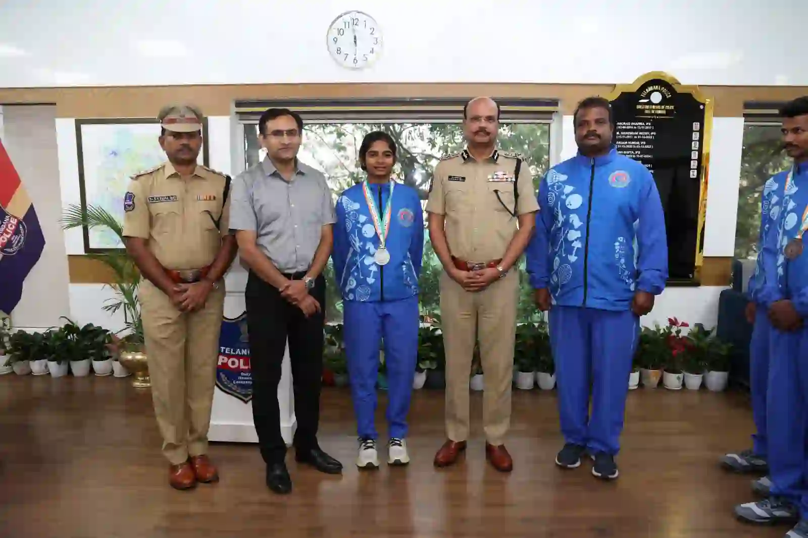 राष्ट्रीय खेलों में तेलंगाना पुलिस की प्रतिभा दिखीं