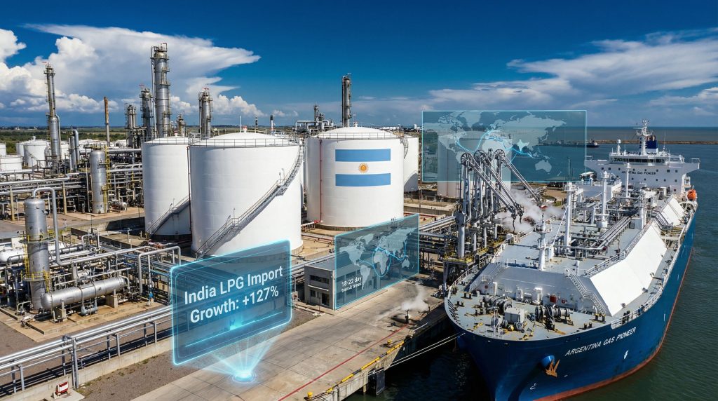 LPG imports : अर्जेंटीना से LPG सपोर्ट, भारत को बड़ी राहत