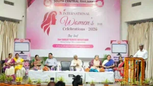 दक्षिण मध्य रेलवे में अंतरराष्ट्रीय महिला दिवस धूमधाम से मनाया गया