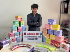 अवैध ई-सिगरेट रैकेट का भंडाफोड़, एक आरोपी गिरफ्तार