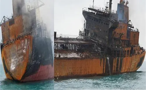 IRAN- होर्मुज में धमाका- यूएई तट के पास जहाज पर हमला, तेल आपूर्ति पर संकट के बादल