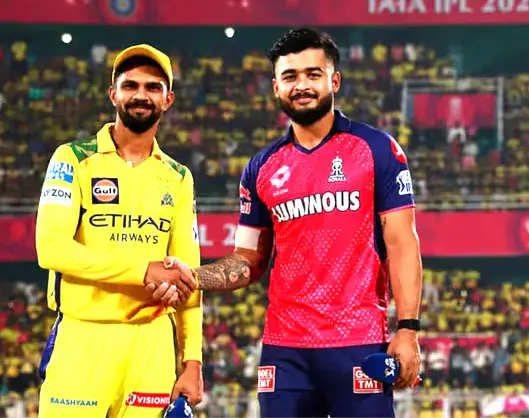 IPL 2026- RR vs CSK- राजस्थान ने जीता टॉस, चेन्नई करेगी पहले बल्लेबाजी