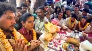 बांके बिहारी की शरण में कुलदीप-वंशिका