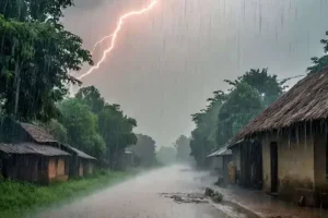 Weather- बिहार में तीन दिन 20–22 तक मौसम का कहर, बारिश-ठनका और तेज हवाओं की चेतावनी