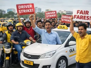 दिल्ली-एनसीआर में टैक्सी स्ट्राइक