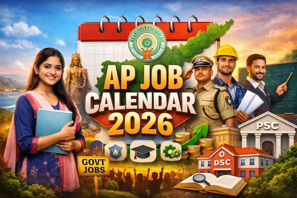 Government jobs : APPSC जॉब कैलेंडर 2026, 10,000 नौकरियां