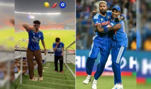 टी20 फाइनल से पहले अहमदाबाद स्टेडियम नजर उतारते फैंस