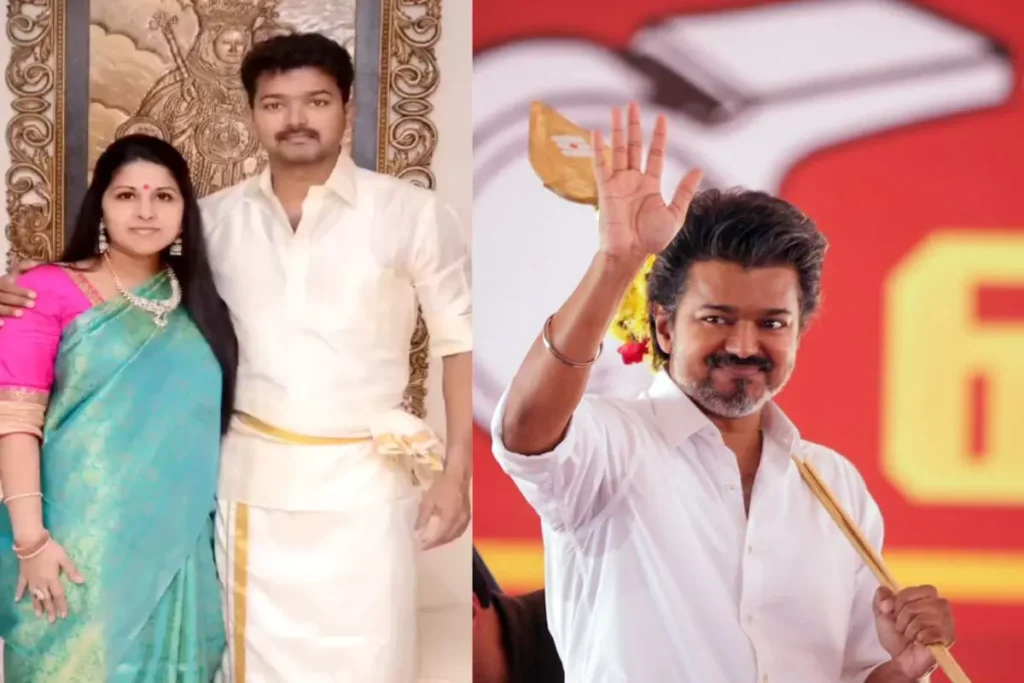 TVK party : विजय पर अपनी पार्टी की नेता का हमला