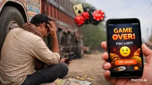 ठगों के जाल में फंसा ट्रक ड्राइवर, लाखों रुपये का नुकसान