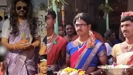 Andhra Pradesh Kurnool : होली पर लड़कों ने क्यों पहनी साड़ी-ज्वेलरी?