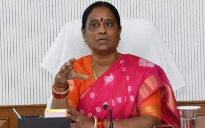 Telangana : मंत्री कोंडा सुरेखा ने किया श्री भ्रामराम्बा मल्लिकार्जुन स्वामी मंदिर का दर्शन