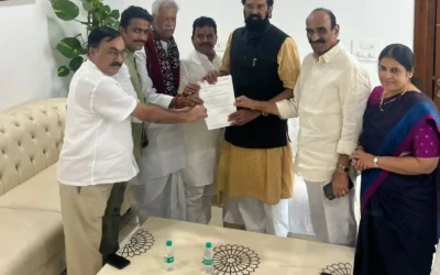 Telangana : तालाब संरक्षण समितियों के गठन को लेकर मंत्री को ज्ञापन