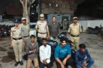 खतरनाक बाइक स्टंट करने वाले चार आरोपी गिरफ्तार