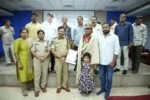Hyderabad : तीन पुलिस आयुक्तालयों के सेवानिवृत्त अधिकारियों को विदाई दी गई