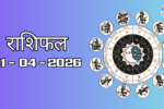 Today Rasifal : राशिफल – 21 अप्रैल 2026 Horoscope in Hindi