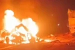 UP- मिर्जापुर में भीषण सड़क हादसा : ट्रक की टक्कर के बाद बोलेरो में आग, 11 की दर्दनाक मौत