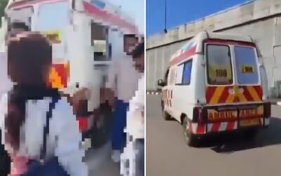 Ambulance misuse : एंबुलेंस में रोमांस, चौंकाने वाली घटना सामने