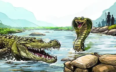 BSF का ‘खतरनाक’ प्लान: सांप और मगरमच्छ करेंगे घुसपैठियों का सामना