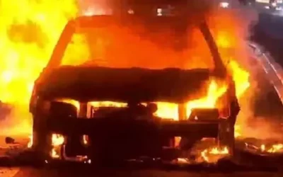 Jaipur- सीएनजी लीकेज से कार में भीषण आग, एक ही परिवार के 5 लोगों की मौत