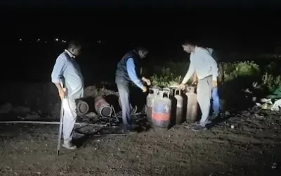 Maharashtra/Sambhajinagar : LPG सिलेंडर चोरी करते दो युवक गिरफ्तार
