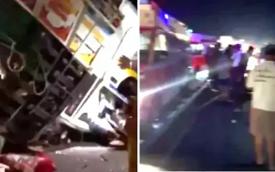 MP- भीषण सड़क हादसा: मध्य प्रदेश के धार में पिकअप पलटने से 14 की मौत, 13 की हालत गंभीर