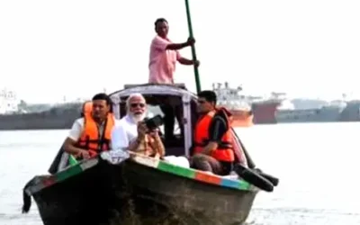 West Bengal- हुगली नदी में सैर पर निकले पीएम मोदी, फोटोग्राफी में भी दिखाया हुनर