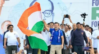 National- ‘रन फॉर अंबेडकर’ से राहुल गांधी का संदेश, संविधान बचाने की अपील