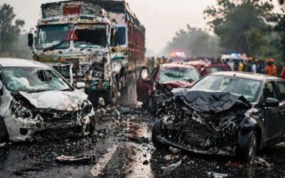 हापुड़ में भीषण सड़क हादसा