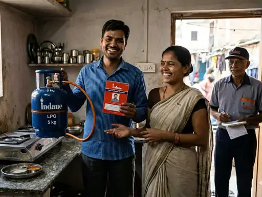 बिना एड्रेस प्रूफ मिलेगा छोटा गैस सिलेंडर