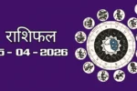 Today Rasifal : राशिफल – 15 अप्रैल 2026 Horoscope in Hindi 